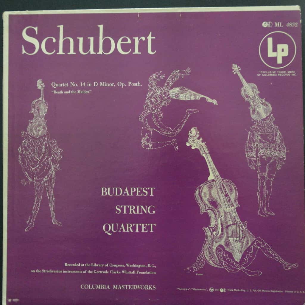 Schubert String Quartet No14 In D Minor “death And The Maiden” Record Player